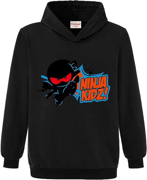 Ninja Kidz Boys And Girls Universal Sports Hoodie Print Jumper Kids Top