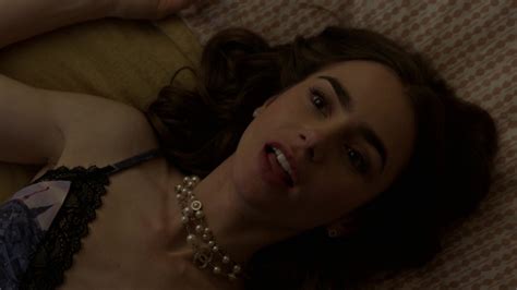 Chanel Necklaces Of Lily Collins In Emily In Paris S01e06