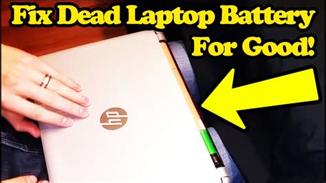 How To Fix A Dead Laptop Battery For Free Hack Youtube