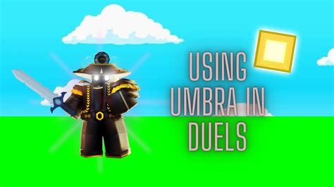 Using Umbra Kit In Duels Roblox Bedwars Youtube
