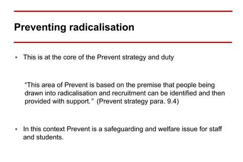 An Introduction To The Prevent Duty In Higher Education He Notes For