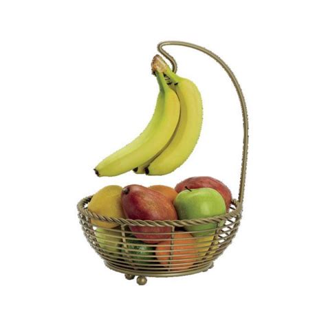 Rope Metal Fruit Storage Basket With Banana Hook Fruit Storage Cute