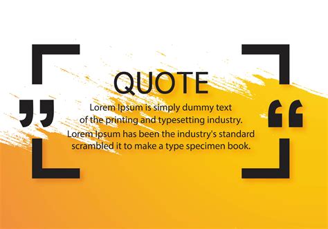 Quote Template Vector Art Icons And Graphics For Free Download