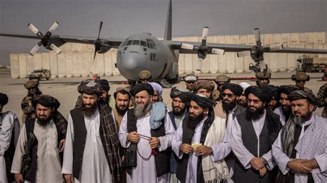 The Taliban Take Over Kabuls Airport The New York Times