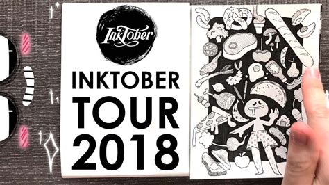 Drawings In Days Inktober Tour Youtube