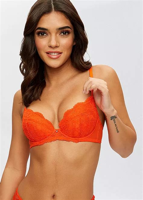 Ann Summers Sexy Lace Planet Underwired Padded Plunge Bra Freemans