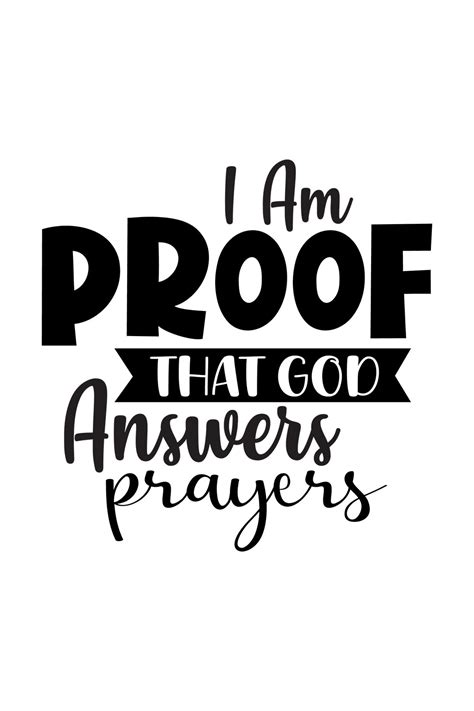 I Am Proof That God Answers Prayers Svg Designs Masterbundles