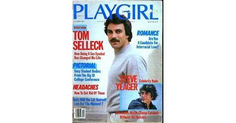 Playgirl Magazine Issue Dated October Tom Selleck Pictorial Sexy