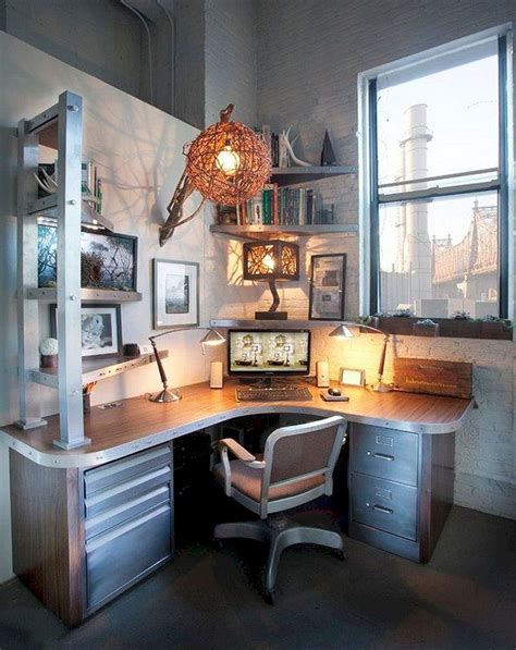 Gorgeous Rustic Office Decor Ideas 23 Magzhouse