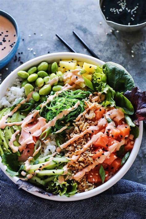 Hawaiian Poke Bowl Recipe with Spicy Aioli | Make The Best Poke!