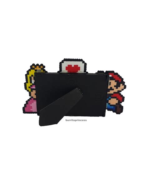 Mario And Princess Peach Picture Frame Couples Picture Frame Etsy