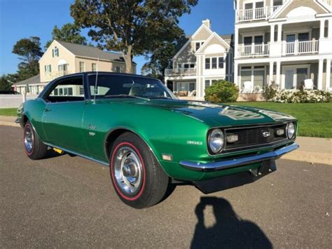 1968 Chevrolet Camaro Ss Rally Green 4speed Outstanding Classic Cars