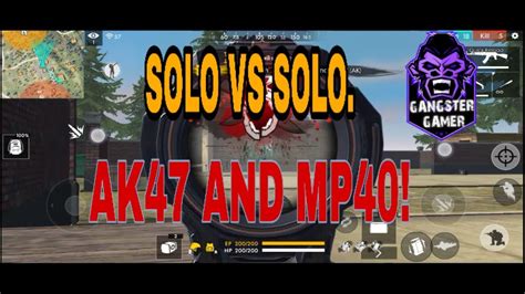 Playing Freefire Solo Vs Solo With Ak47 And Mp40 16 Killby 4umore