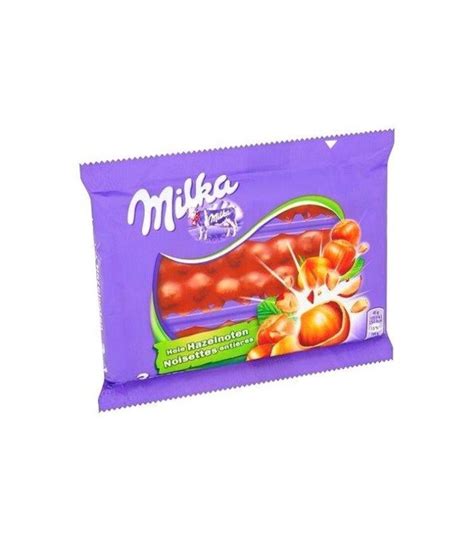 Milka Milk Chocolate Whole Hazelnuts 3x 45gr Chockies
