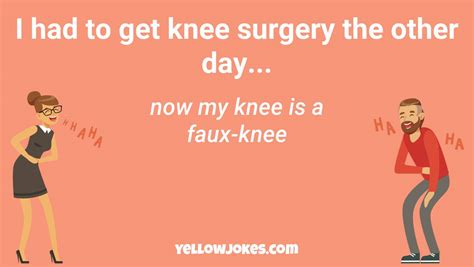 hilarious knee surgery jokes that will make you laugh