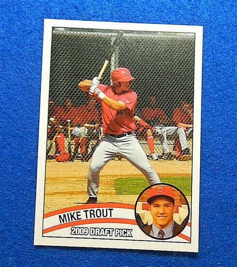 Mike Trout 2009 Draft Pick Rookie Card Hot Shot Prospects Near Mint 💎