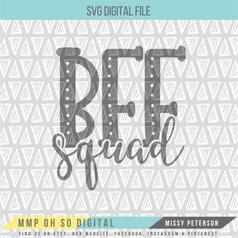Bff Svg Best Friends Svg Friends Decal Squad Goals Best Etsy
