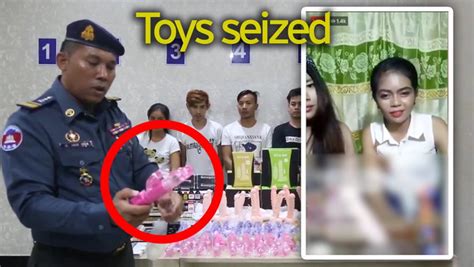 Sex Toy Gang Paraded In Front Of Dozens Of Banned Dildos In Bizarre