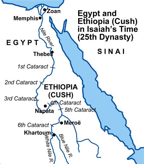 Where Is Ethiopia In Bible Times Map