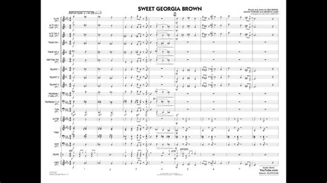 Sweet Georgia Brown Arranged By Michael Sweeney Youtube