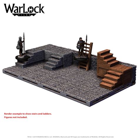 Warlock™ Tiles Accessory Stairs And Ladders Wizkids