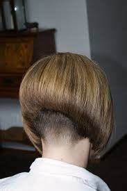 I overheard partially the words like clippers nape straight razors most of which i didnt understand. Image result for ultimate shaved nape bob | Shaved nape ...