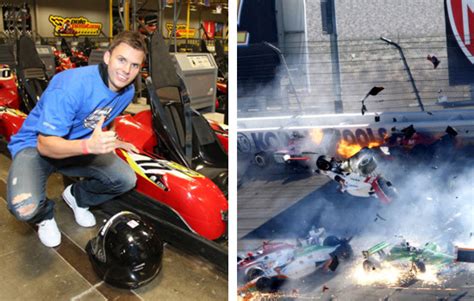 Horrific Indy Car Crash Takes The Life Of Driver Dan Wheldon Video