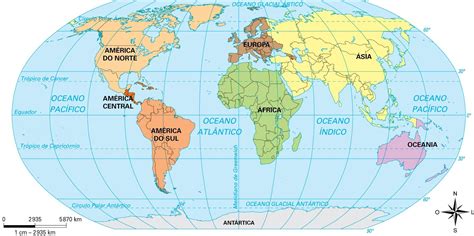 América Do Sul Mapa E Países Desse Continente Estudo Kids