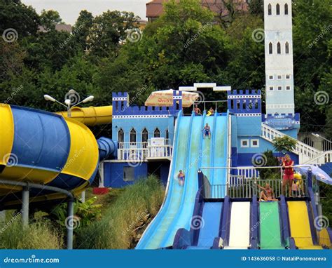 Sochi Russia September 2017 Aqualoo Water Park Editorial Stock Photo