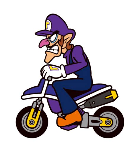 Super Mario Waluigi Riding Bike 2d By Joshuat1306 On Deviantart