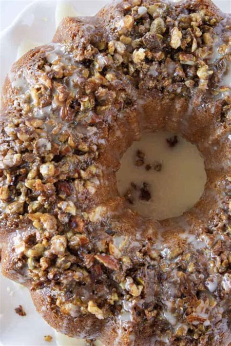 Easy Baklava Bundt Cake Recipe With A Cake Mix Practically Homemade