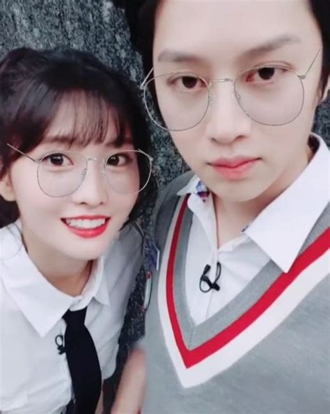 Momo and heechul are now officially together. Super Junior Heechul Shows Close Friendship With TWICE's Momo