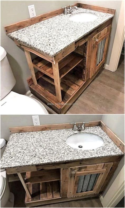 50 Easy Diy Ideas Out Of Wooden Pallets Classic Bathroom Furniture