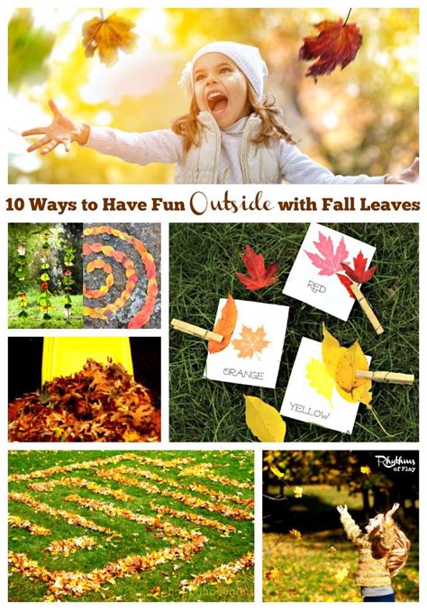 Outdoor Fall Activities For Kids 11 Ways To Play With Leaves Autumn