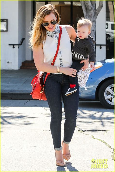 Occasionally while you were at his house you would see charlie. Hilary Duff & Mike Comrie: LAX Depature with Luca!: Photo ...
