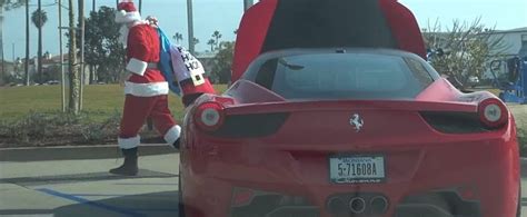What If Santa Claus Actually Drove A Ferrari Heres A 458 Answer