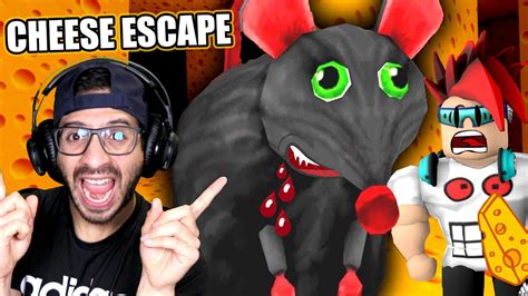 Enfrento A La Rata Gigante Cheese Escape Roblox Juegos Luky Youtube