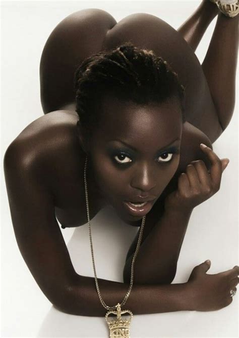 Dark Chocolate Women Nude Cumception