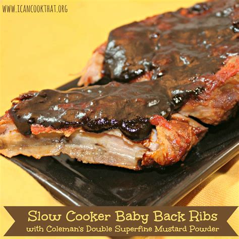 Slow Cooker Baby Back Ribs Recipe I Can Cook That