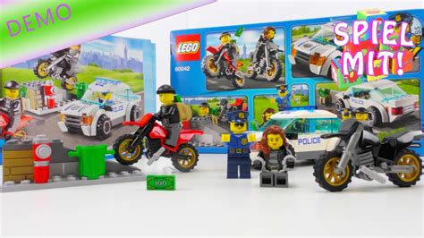 Lego city приключения / lego city adventures. LEGO Polizei-Verfolgung FILM LEGO CITY Verbrecherjagd Demo ...