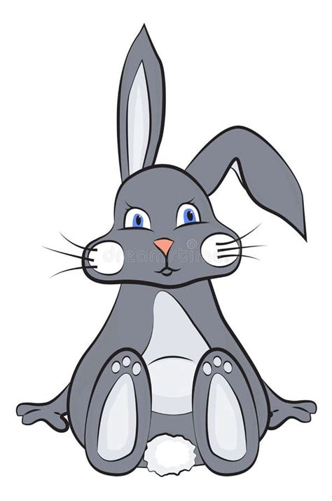 Cartoon Rabbit Stock Vector Illustration Of Hare Sitting 45271255