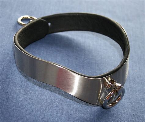Noble BDSM steel collar metal collar stainless steel collar | Etsy