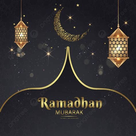 Ramadan Mubarak Kareem Decorative Festival Card Design Background
