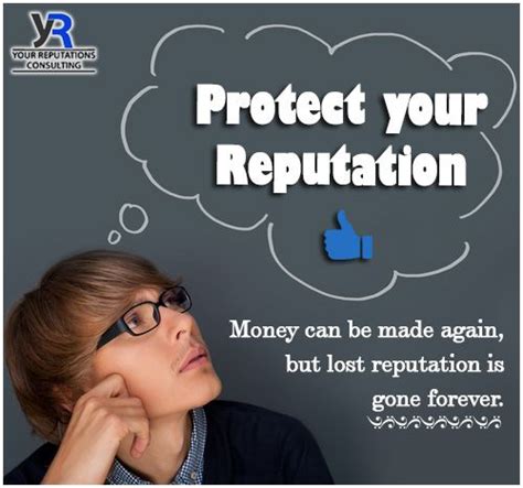 Protect Your Reputation With Your Reputations Consulting