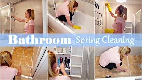 Spring Cleaning Bathroom Spring Cleaning Spring Clean With Me Youtube
