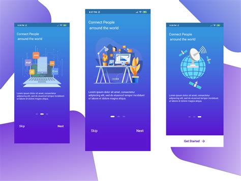 Flutter Onboarding Screen Uplabs