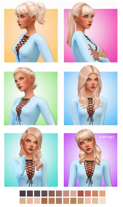 Sims 4 Base Game Hair Recolors