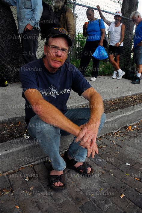 Homeless Of Orlando Waiting In Daily Bread Food Line Joel Gordon