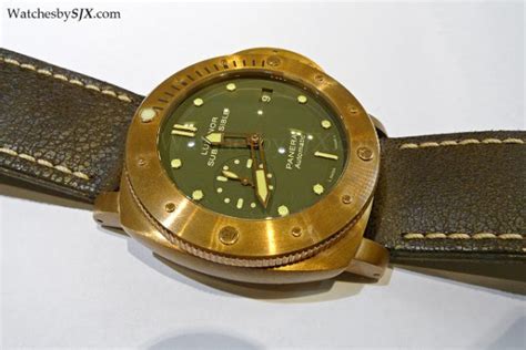 A Panerai Bronzo Pam382 Patina Six Months On Sjx Watches