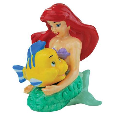 Ariel And Flounder Salt And Pepper The Music Box Company